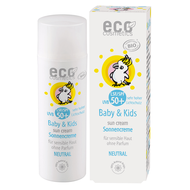 Eco Cosmetics - Baby & Kids Neutral Solkräm 50+ Neutral, 50ml 1