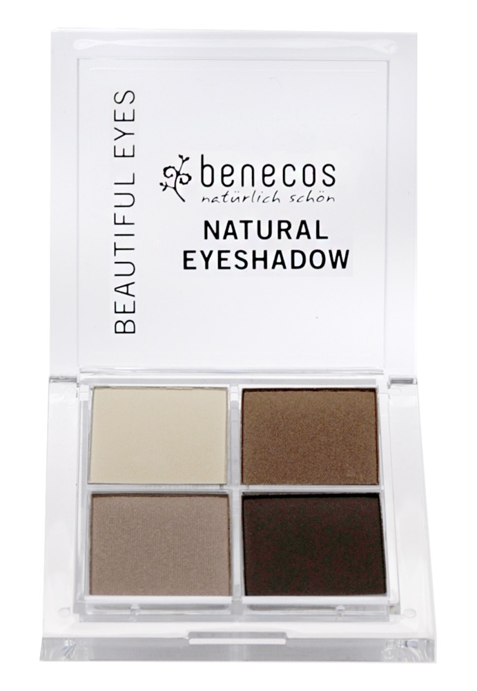 Benecos - Natural Quattro Eyeshadow - Coffee & Cream, 8 g 1