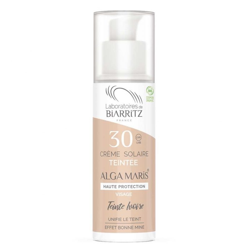 Alga Maris Tonat Solskydd för Ansiktet SPF30 - Ivory 50 ml 1