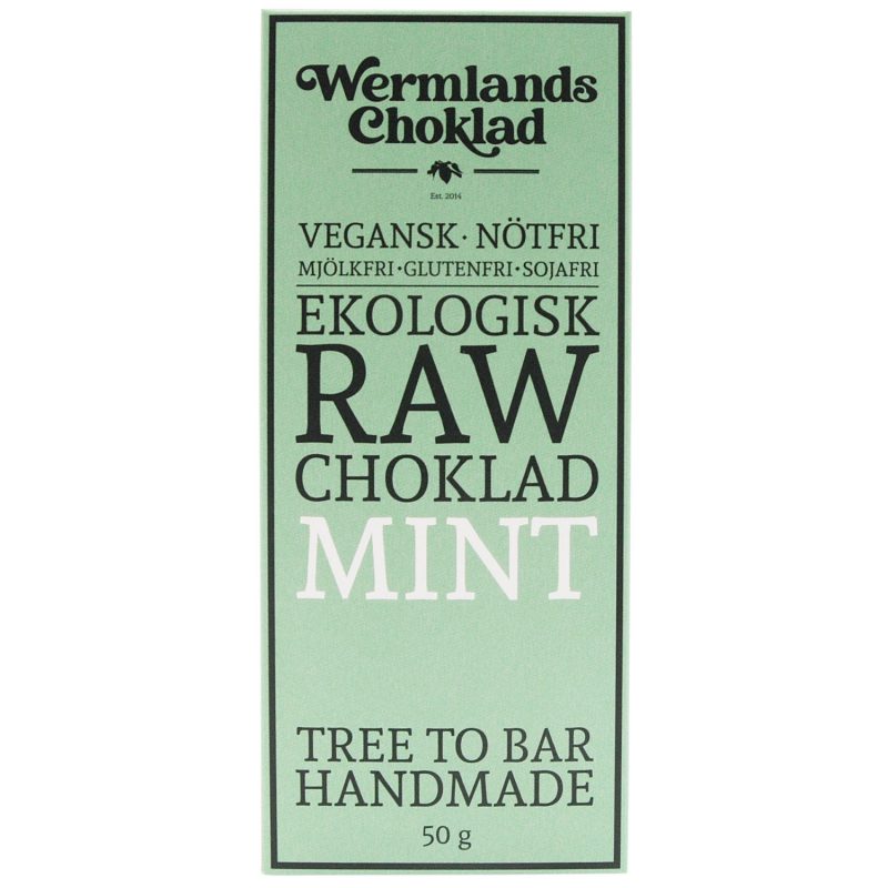 Raw & Ekologisk Tree To Bar Choklad Mint 1