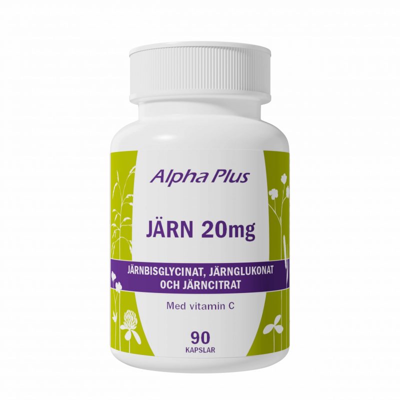 Alpha Plus Järn 20 mg 1