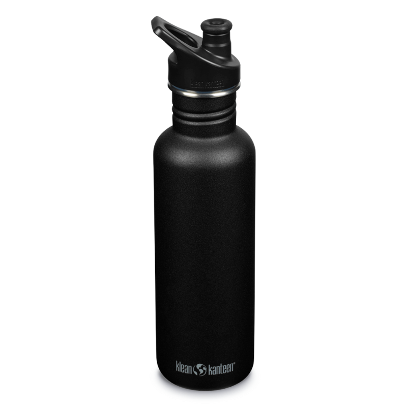 Klean Kanteen - Vattenflaska Classic Narrow Sport Cap, Black - 800 ml 1