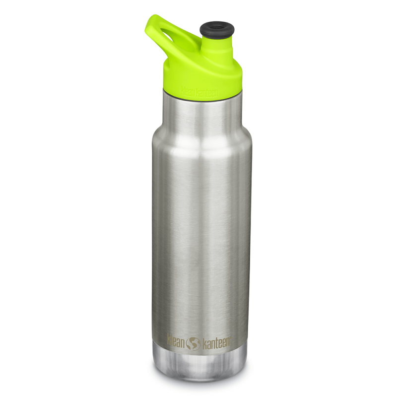 Kid Kanteen - Isolerad Vattenflaska Sport Cap, Brushed Stainless - 355 ml 1