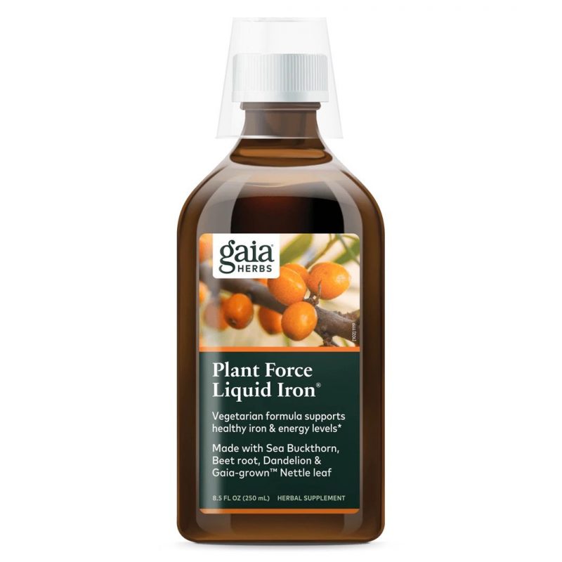 Gaia Herbs Plant Force Liquid Iron 1