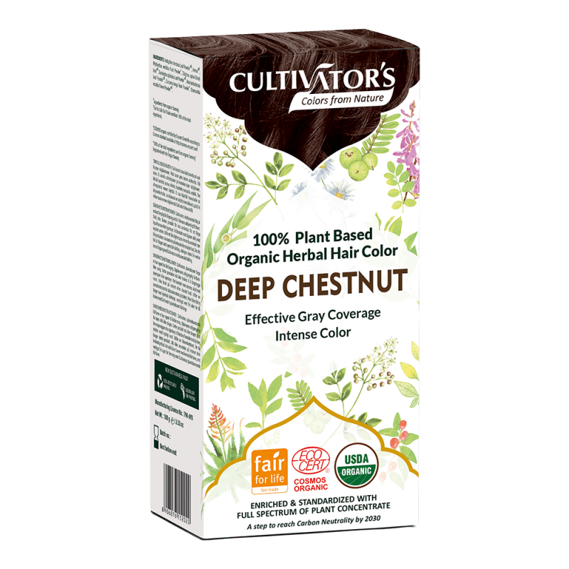 Cultivator's - Ekologisk Hårfärg Deep Chestnut, 100 g 1