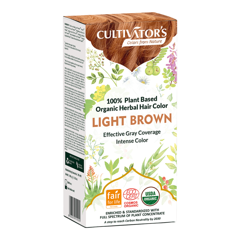 Cultivator's - Ekologisk Hårfärg Light Brown, 100 g 1