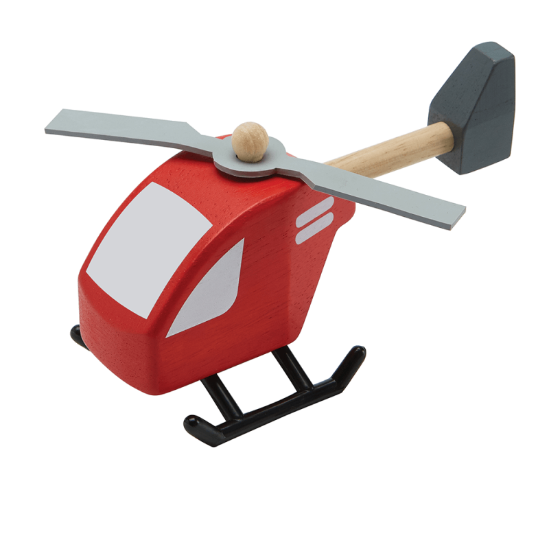 PlanToys - Helikopter Röd 1