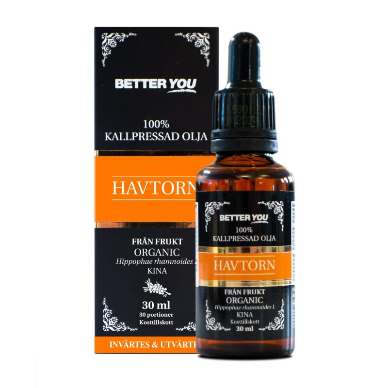 Better You Ekologisk Havtornsolja, 30 ml 1