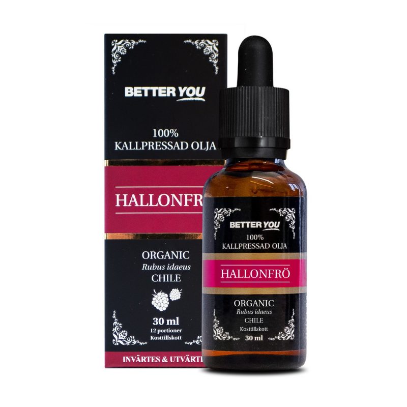 Better You Ekologisk Hallonfröolja, 30 ml 1