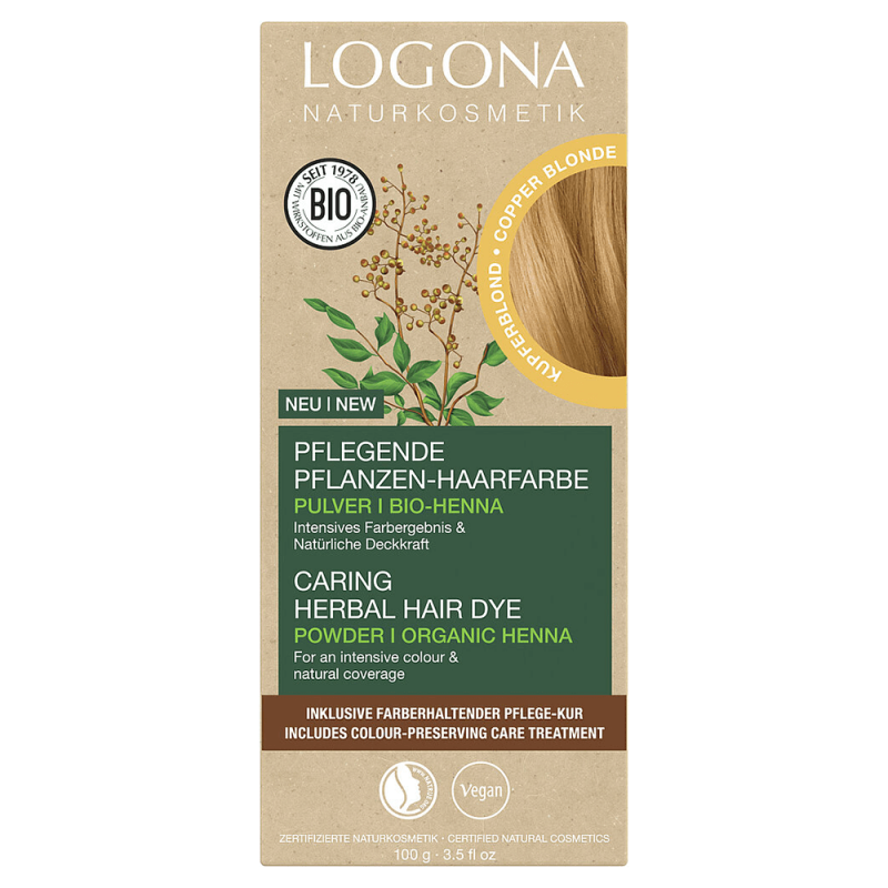 Logona Örthårfärg Copper Blonde 1