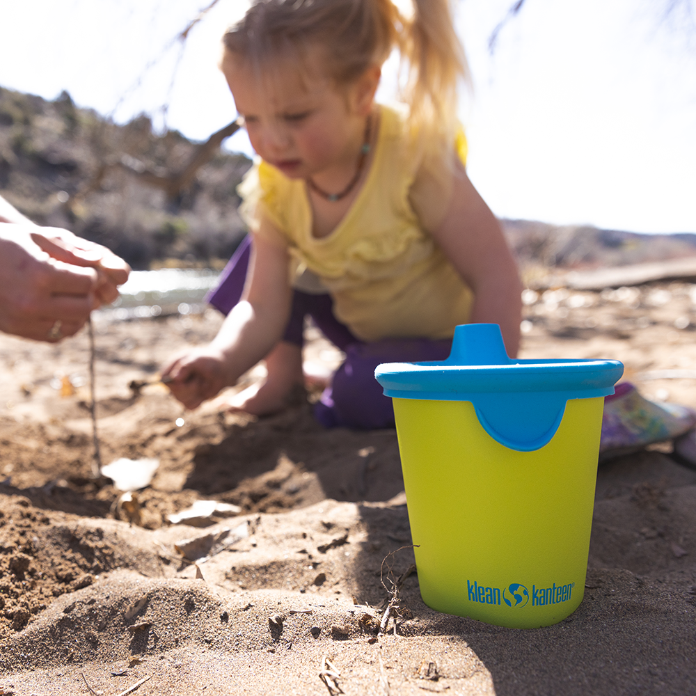 Klean Kanteen - Kids Cup Sippy Lid, Blue Tie Dye - 2-pack - Naturlig ...