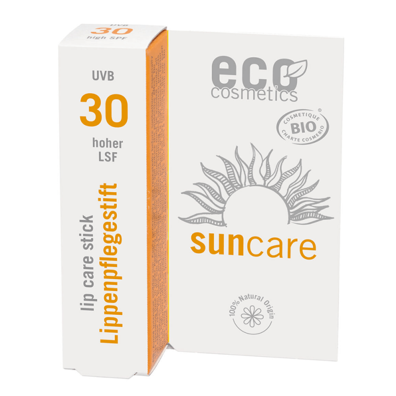 Eco Cosmetics - Läppbalsam SPF 30 Granatäpple och havtorn, 4 g 1