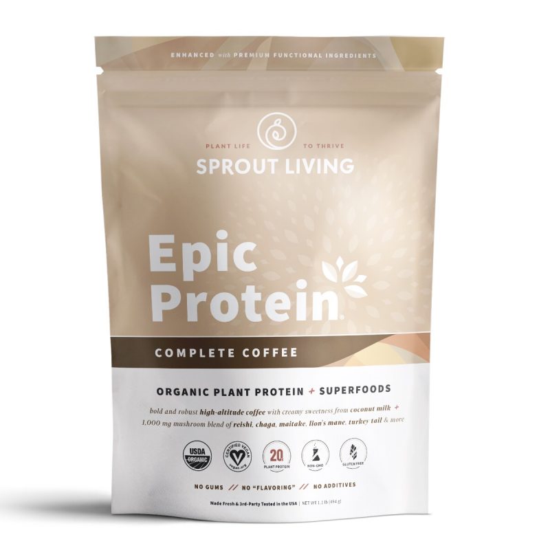 Sprout Living Epic Protein Complete Coffee 494 g 1