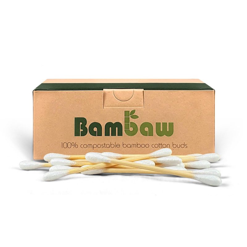 Bambaw - Ekologiska Bomullstops 200 st 1