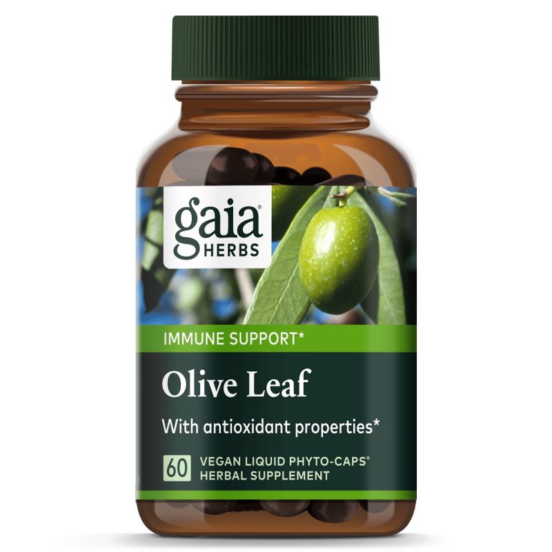 Gaia Herbs Olive Leaf Extract i kapslar 1