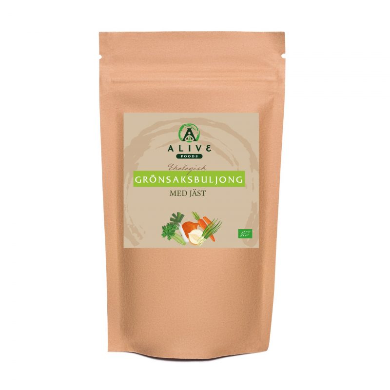 Alive Foods Ekologisk Grönsaksbuljong & Näringsjäst 350 gram 1