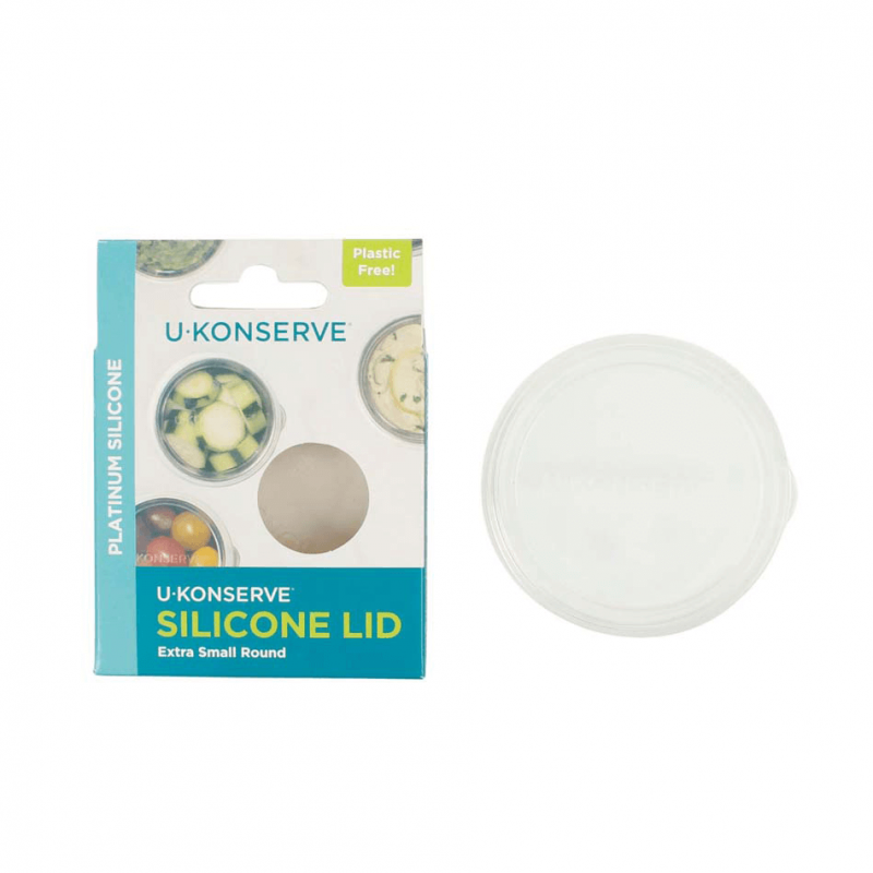 U-Konserve Lock i Silikon 85 ml - Mini Round Clear 1