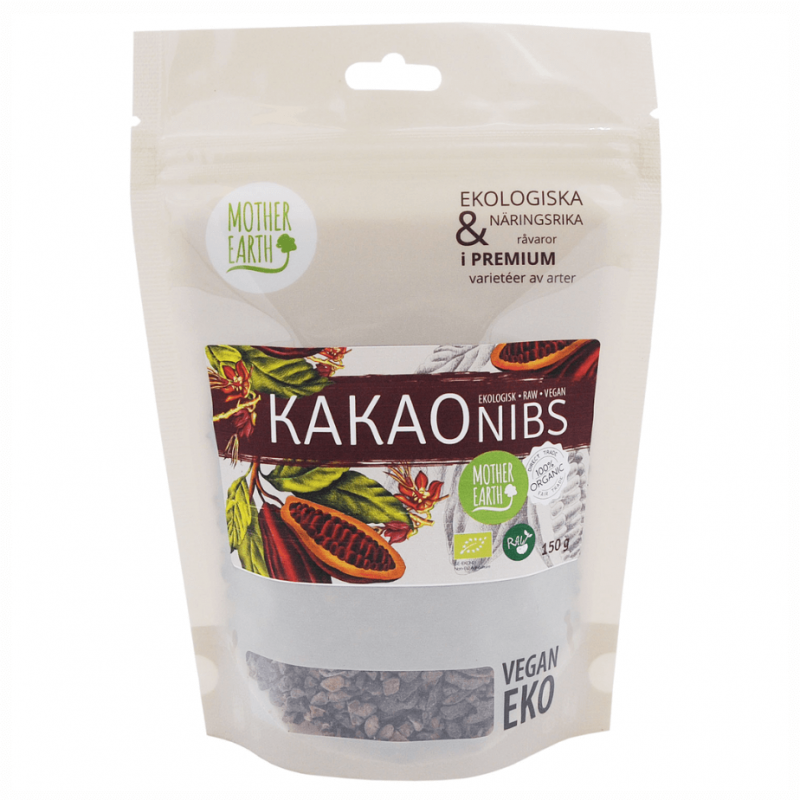 Ekologiska Raw Kakaonibs 150 gram 1