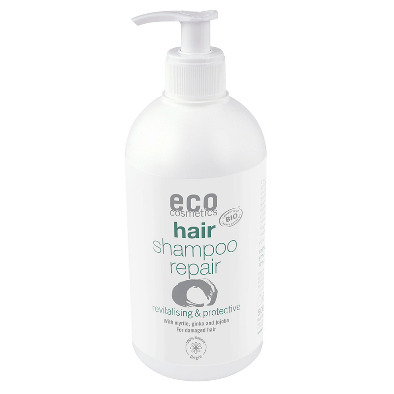Eco Cosmetics - Schampo Repair med Myrten, Ginkgo & Jojoba, 500 ml 1