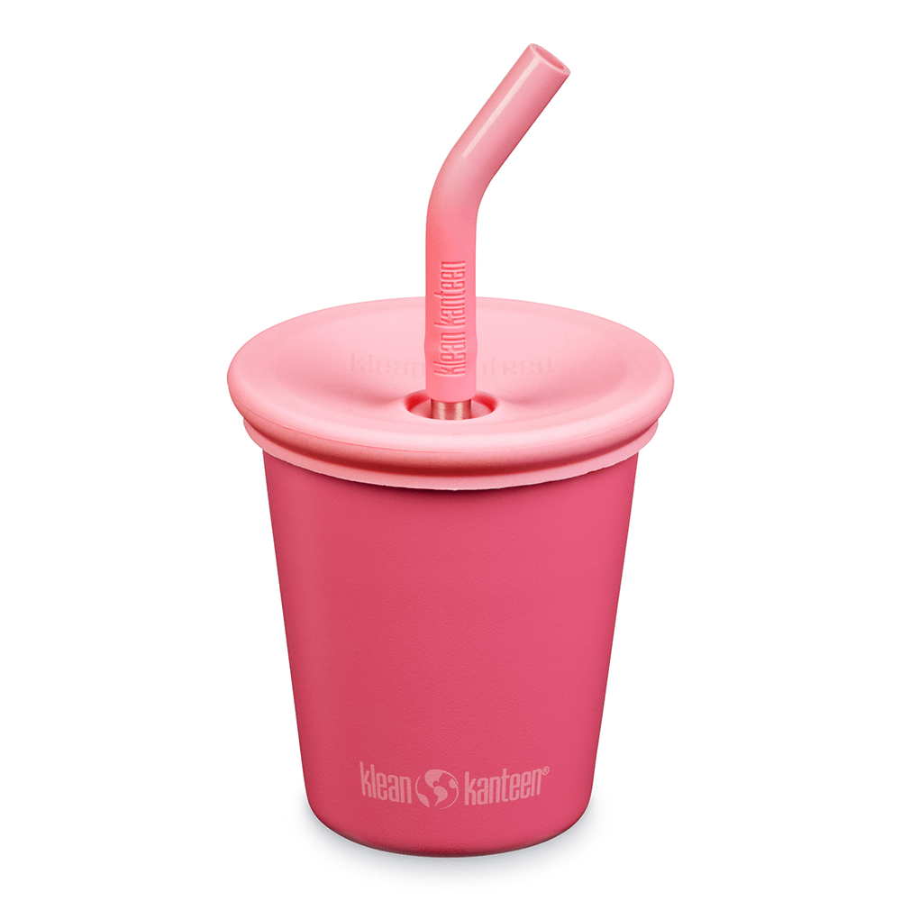 Buy Klean Kanteen - Kids Cup With Lid & Straw, Rouge Red - 296 Ml ...