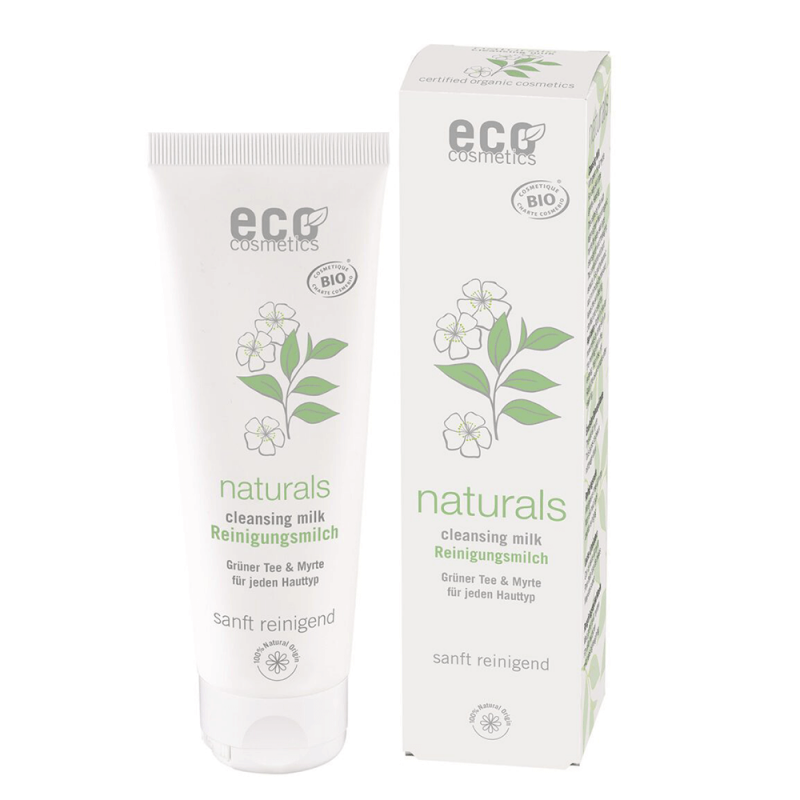 Eco Cosmetics - Rengöringsmjölk 3 i 1 med Grönt Te (alla hudtyper), 125 ml 1