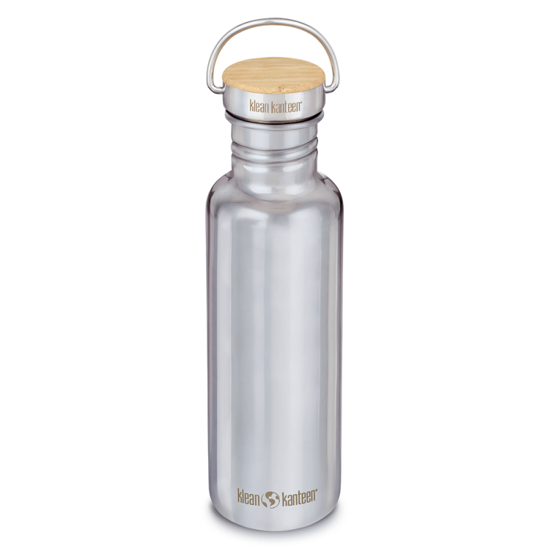 Klean Kanteen - Vattenflaska Rostfritt Stål Bambu Mirror Finish 800 ml 1