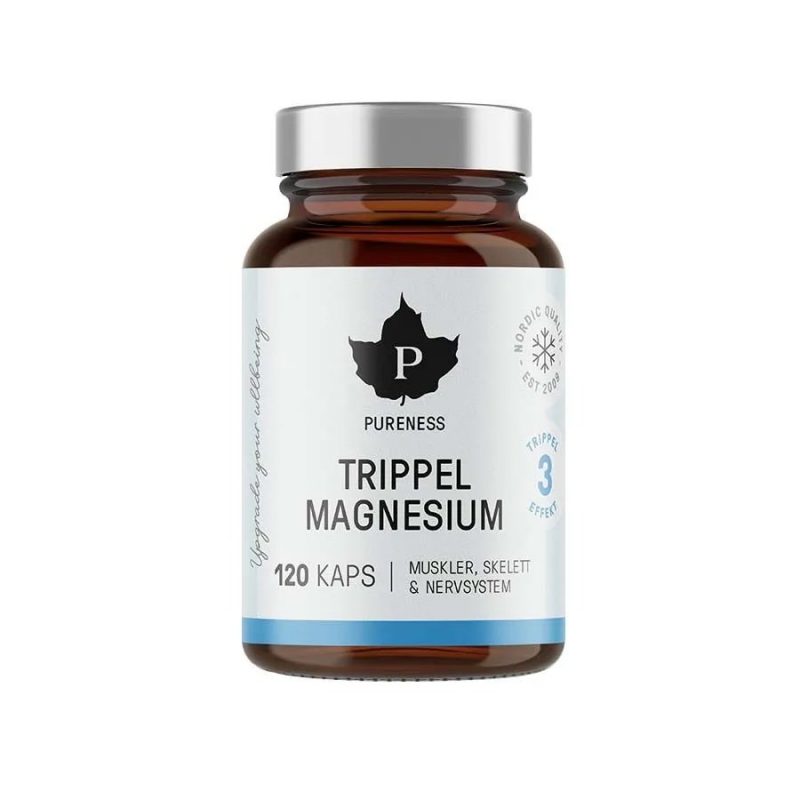 Pureness Trippel Magnesium, 120 kapslar 1