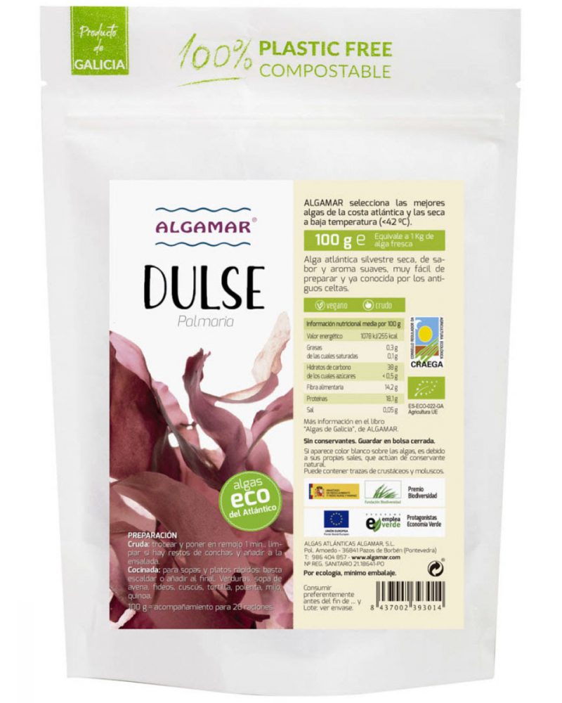 Algamar Raw Luomu Dulse 1