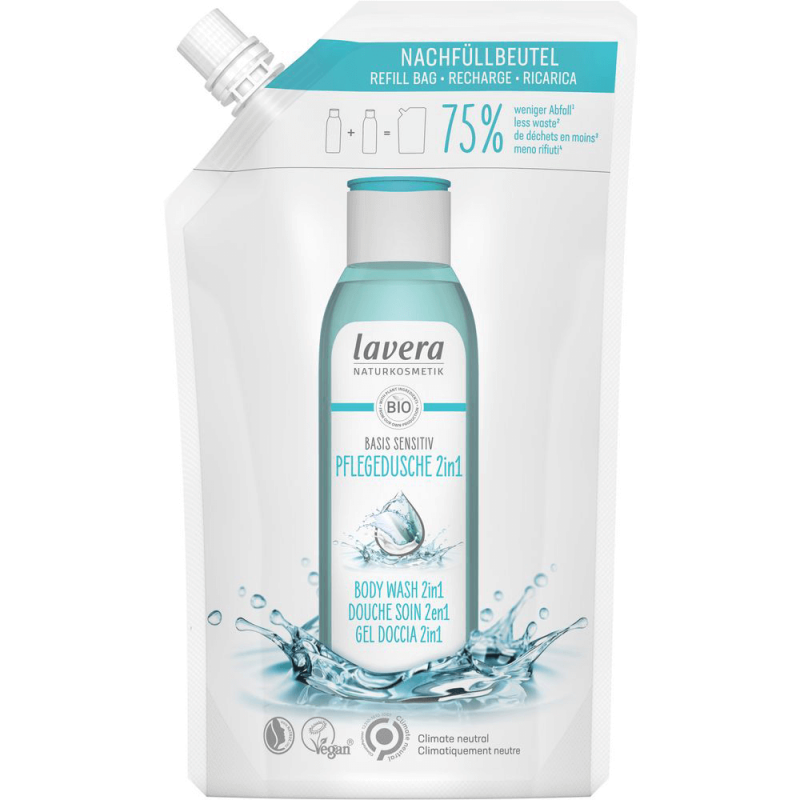 Lavera Basis Sensitiv Body Wash 2in1 Refill 1