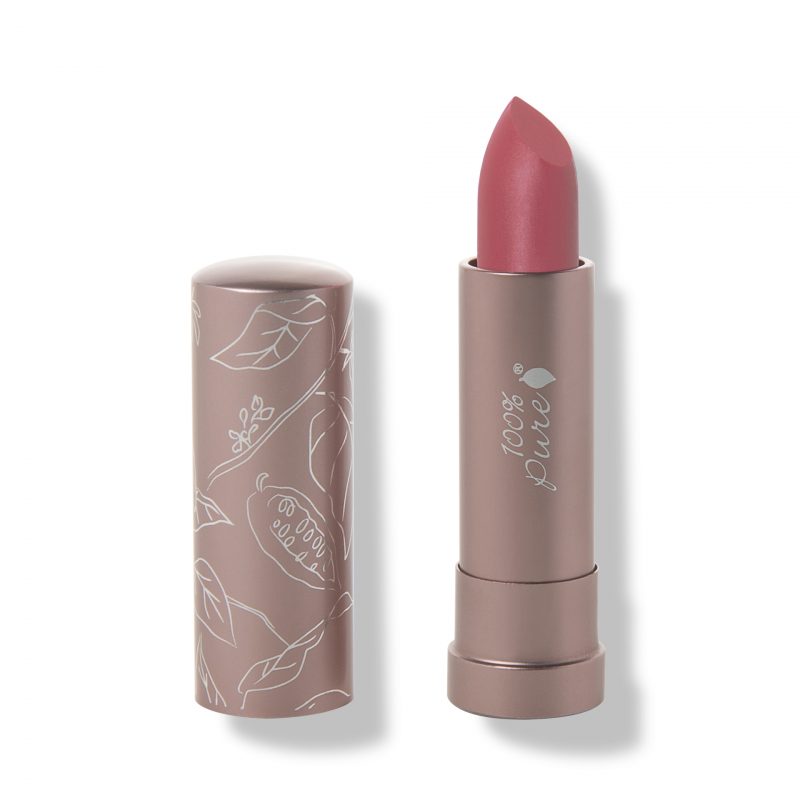 100% Pure Cocoa Butter Matte Lipstick Plume Pink 1