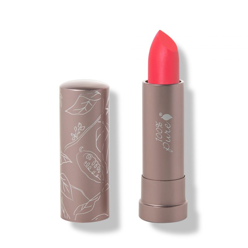 100% Pure - Cocoa Butter Matte Lipstick Prickly Pear, 4.4 g 1