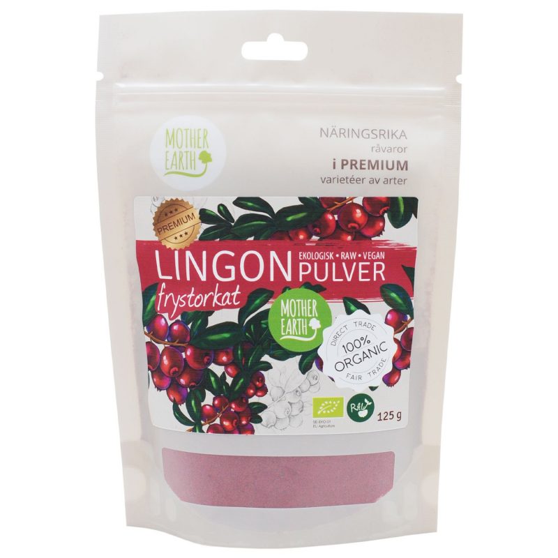 Ekologiskt Lingonpulver 125 gram 1