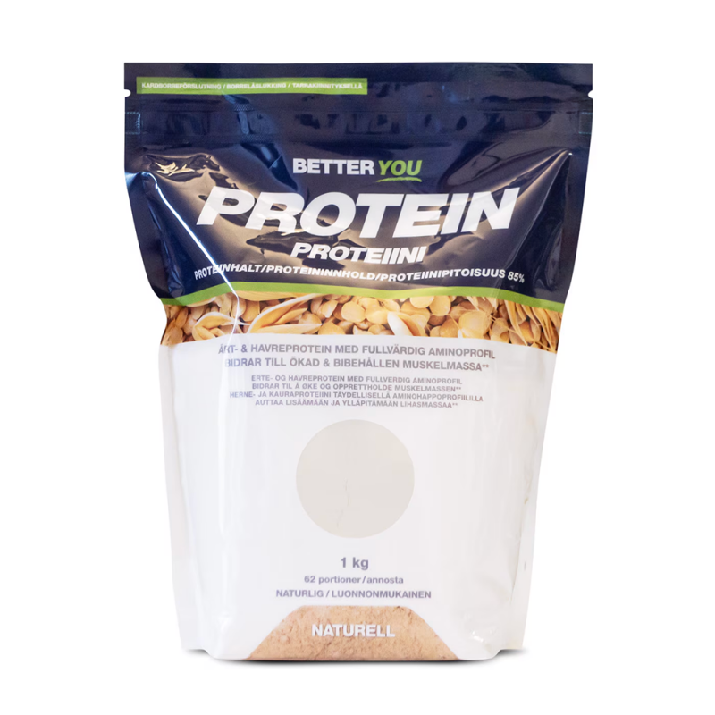 Better You Ärt- & Havreprotein Naturell, 1 kg 1