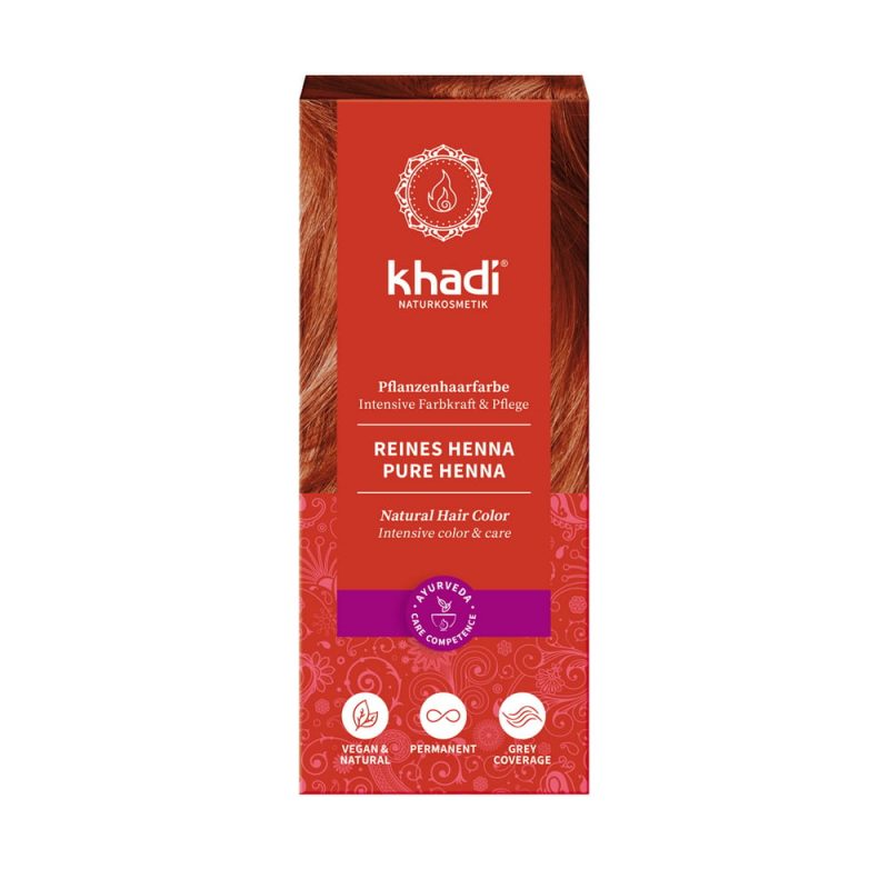 KHADI  Naturlig Örthårfärg Pure Henna - Henna , 100 gram 1