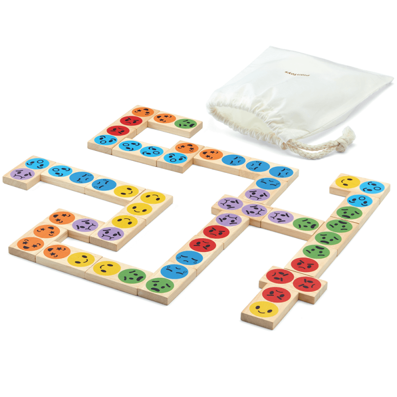 PlanToys - Mood Dominoes, Dominospel 1