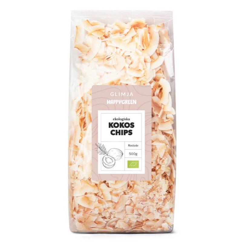 Ekologiska Kokoschips Rostade, 500g 1