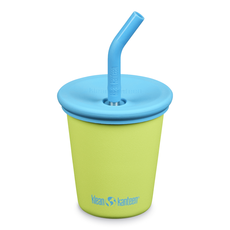 Klean Kanteen - Kids Cup med Lock & Sugrör, Juicy Pear - 296 ml 1