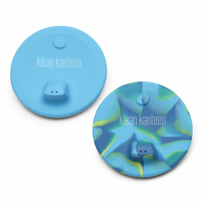 Klean Kanteen - Kids Cup Sippy Lid, Blue Tie Dye - 2-pack 1