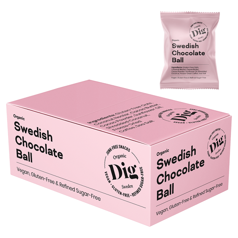 Dig Swedish Chocolate Ball 16 x 25g 1