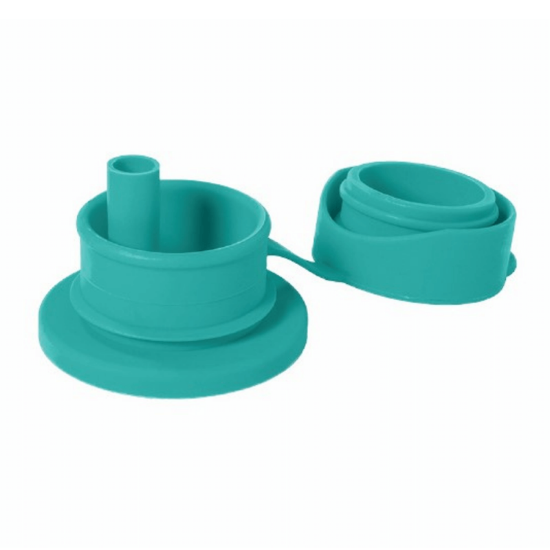 Pura - Big Mouth Silicone Sport Straw - Mint 1