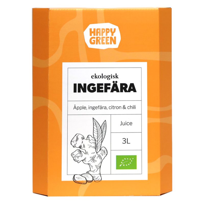 Ingefära Juice Ekologisk, Bag-in-Box - 3 liter 1