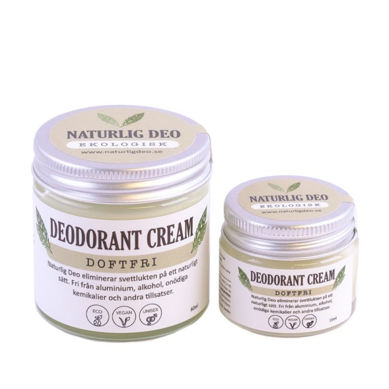 Naturlig Deo - Ekologisk Deodorant Cream Doftfri 1