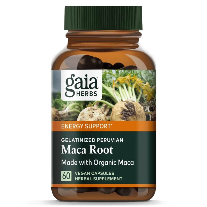 Gaia Herbs Maca Rot i kapslar 1