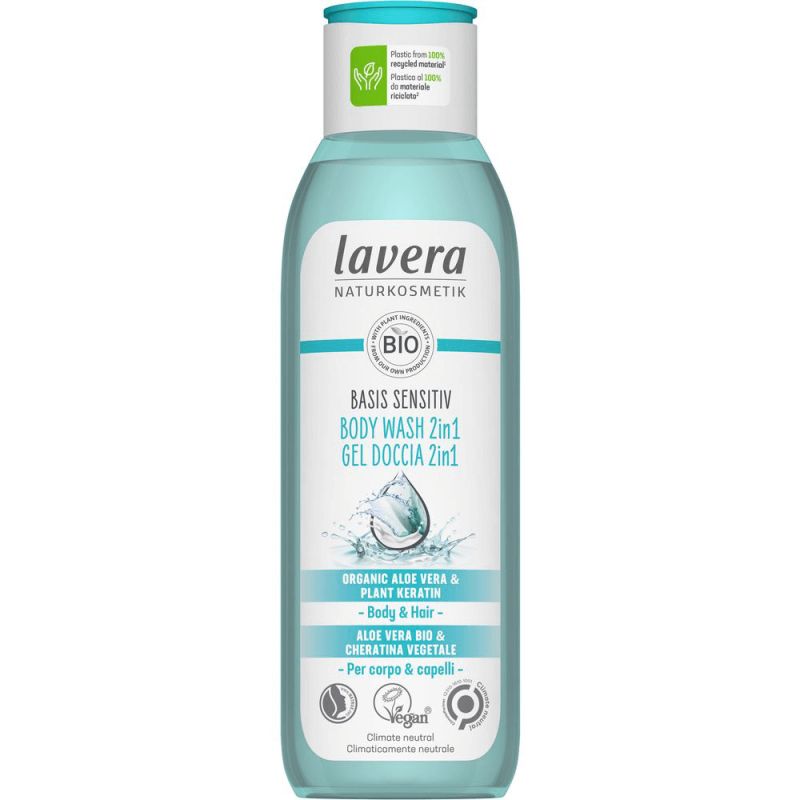 Lavera Basis Sensitive Body Wash 2in1 1