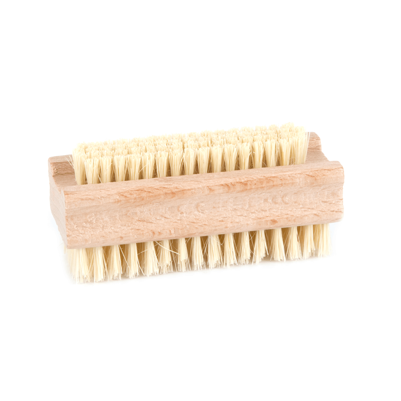 Iris Hantverk -  Nagelborste i Ask och Vit Fiber, 9,5 cm 1