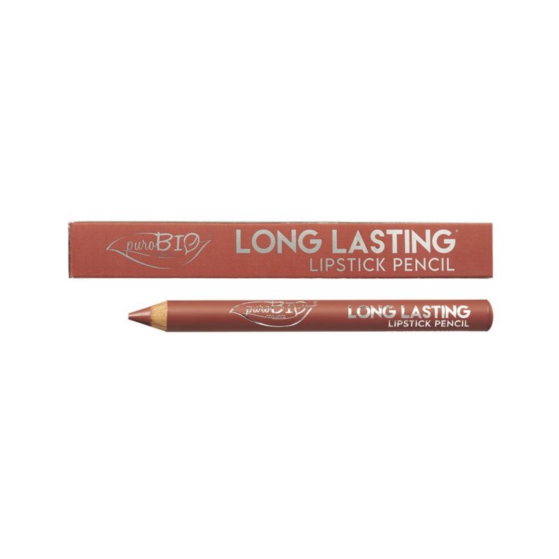 PuroBIO Cosmetics - Long Lasting Lipstick Pencil Blue Peach 1