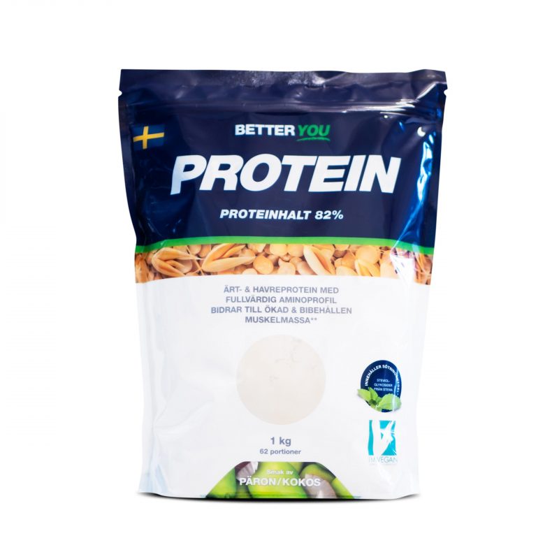 Better You Ärt- & Havreprotein Päron/Kokos, 1 kg 1