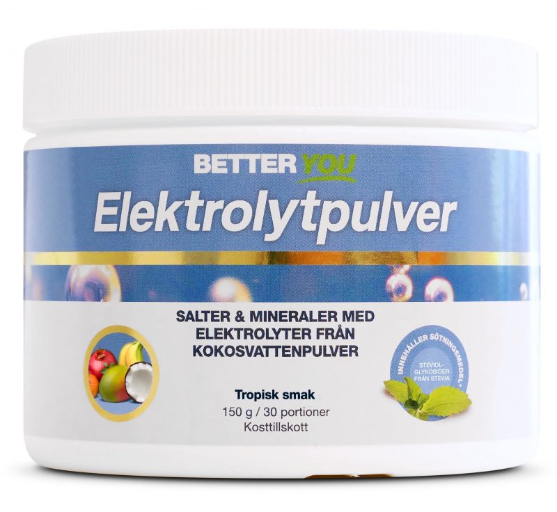 Better You Elektrolytpulver Tropisk Smak, 150 gram 1