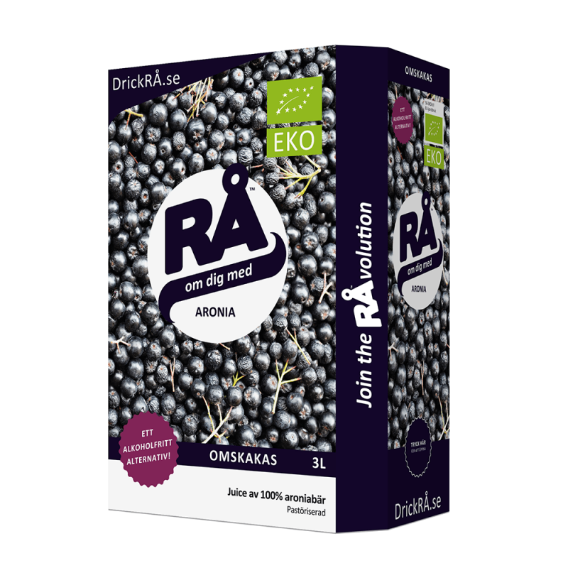 RÅ Aronia Ekologisk - Bag-in-box, 3 L 1