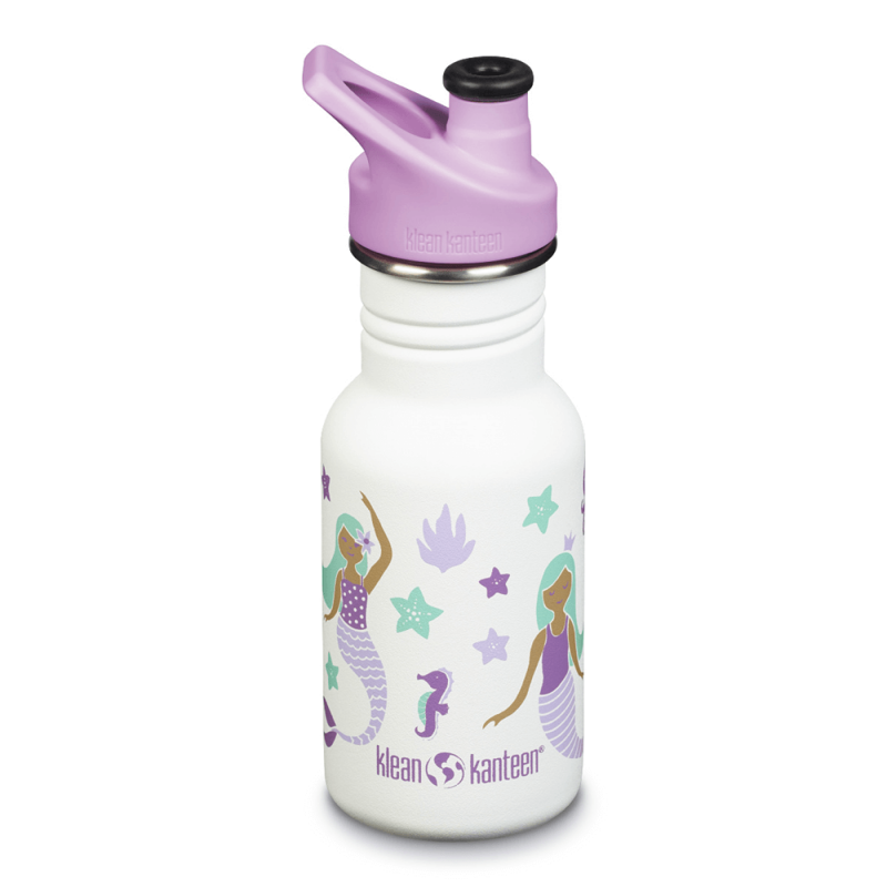 Kid Kanteen - Sportflaska Kid Narrow Sport Cap, Mermaids - 355 ml 1